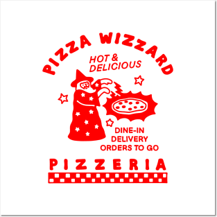 Pizza Wizzard Pizzeria Posters and Art